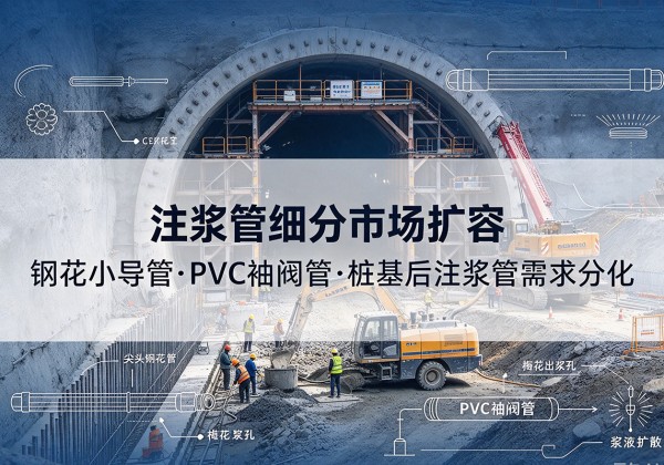 霍州注浆管细分市场扩容，隧道钢花小导管、PVC 袖阀管、桩基后注浆管需求分化