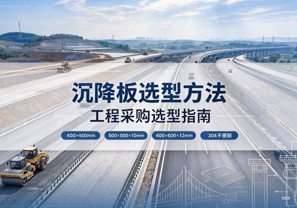 霍州沉降板选择方法